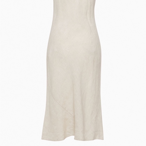 NWT Aritzia linen “Only linen slip midi dress” - spaghetti straps - Picture 7 of 16
